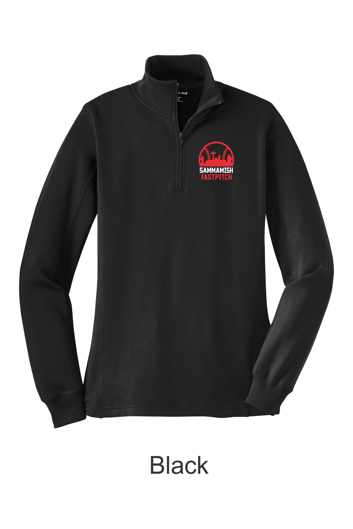 Women's 1/4-Zip Sweatshirt - Main Logo