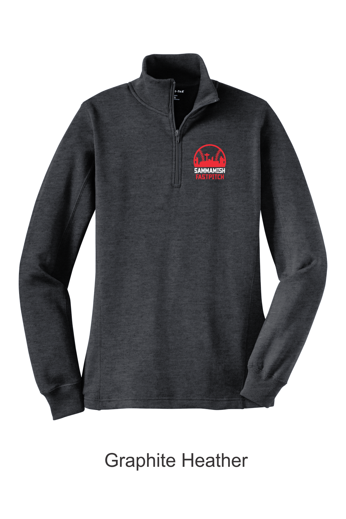 Women's 1/4-Zip Sweatshirt - Main Logo
