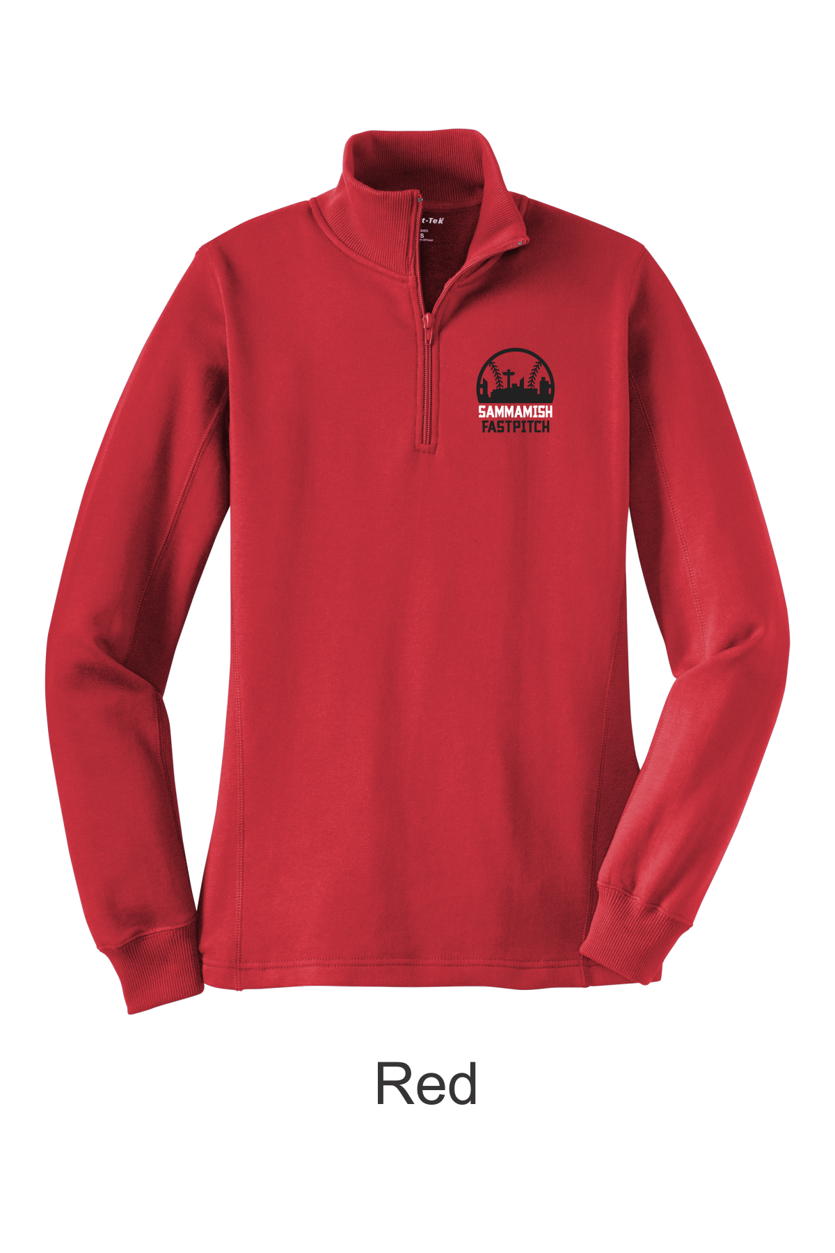 Women's 1/4-Zip Sweatshirt - Main Logo