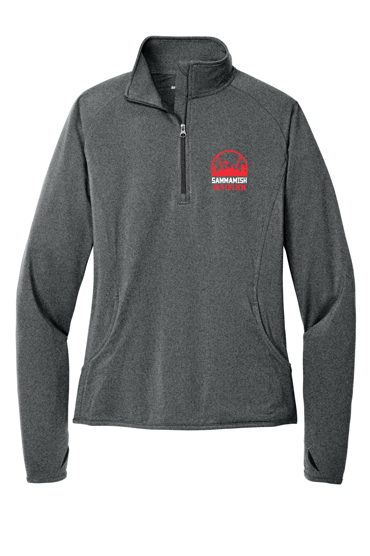 Womens Sport-Tek 1/4 Zip Pullover - Main Logo